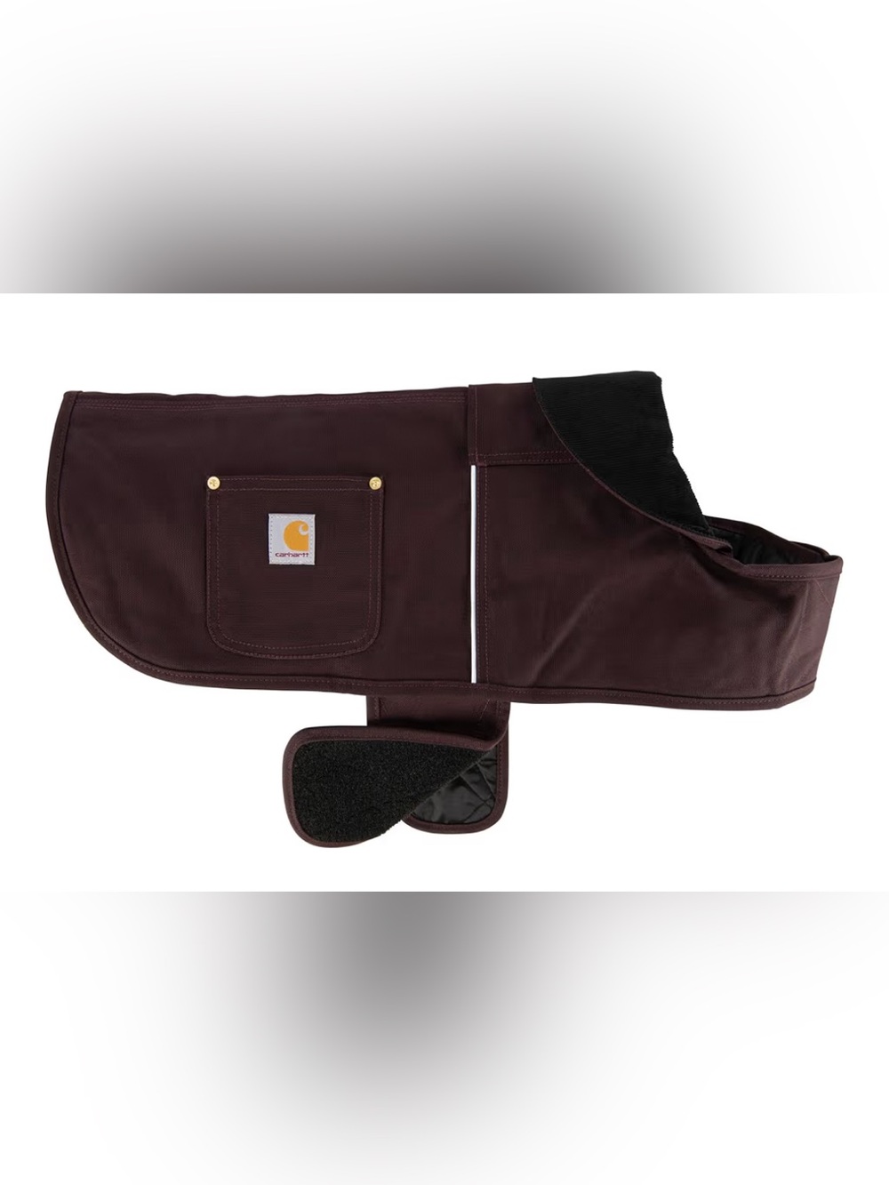 Carhartt Firm Duck Dog Chore Coat - Deep Wine (Reflective Piping) - Size Medium